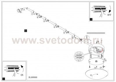 Подвесный светильник Eglo 88968 EXTENTION