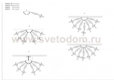 Люстра потолочная Lightstar 890094 MEDUSA