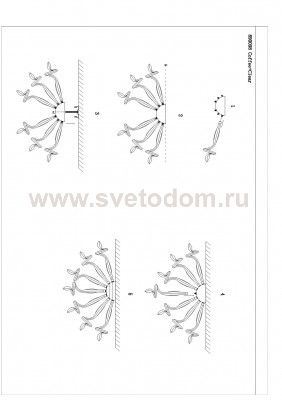 Люстра потолочная Lightstar 890098 MEDUSA LED