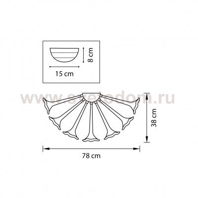 Люстра потолочная Lightstar 891096 BARDANO