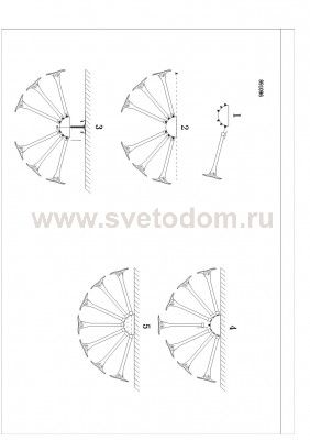 Люстра потолочная Lightstar 891096 BARDANO