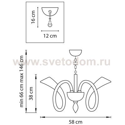 Люстра подвесная Lightstar 892083 Stella