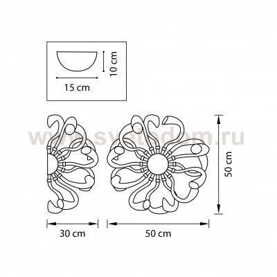 Светильник настенный Lightstar 892667 Stella
