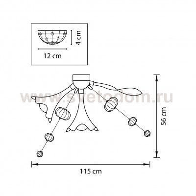 Люстра потолочная Lightstar 893021 Celesta
