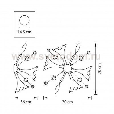 Светильник настенный Lightstar 893622 Celesta