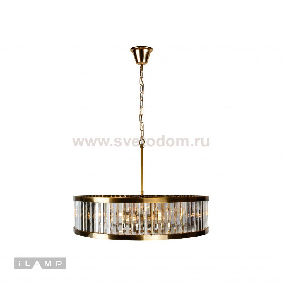 Подвесная люстра iLamp Queen 8945-6 Золотая