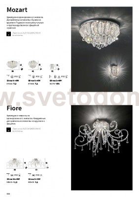 Потолочный светильник Ideal lux FIORE PL10 (89454)