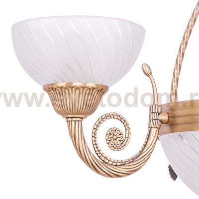 Люстра классическая Экономсвет 89540/3+2BRASS PLATING WT