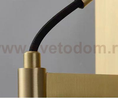 Настенный светильник 8960-1W brass/clear