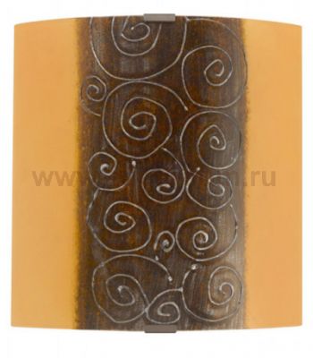 Настенный светильник LARA 1X100W(E27) коричневый Eglo 89684