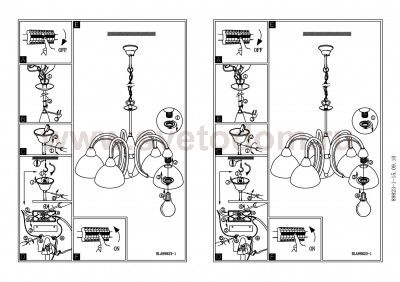 Люстра Eglo 89823 MILEA