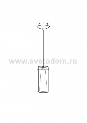 Светильник подвесной с двойным плафоном Eglo 89832 PINTO