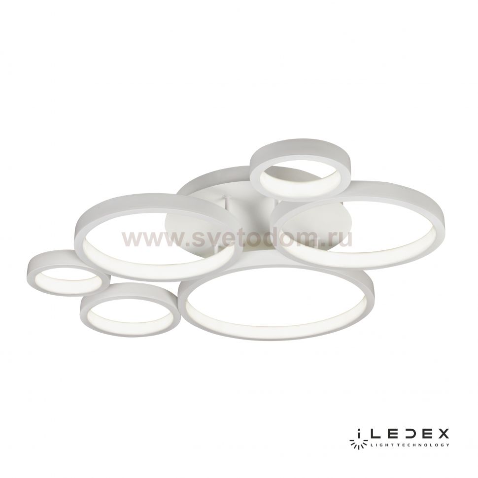 Потолочный светильник iLedex Ring Star 9004-6-X-T 3000/6000K Белый