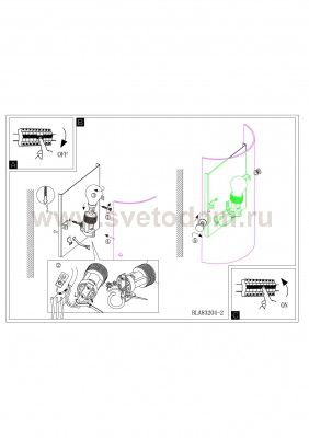 Настенно-потолочный светильник Eglo 90049 AMADORA
