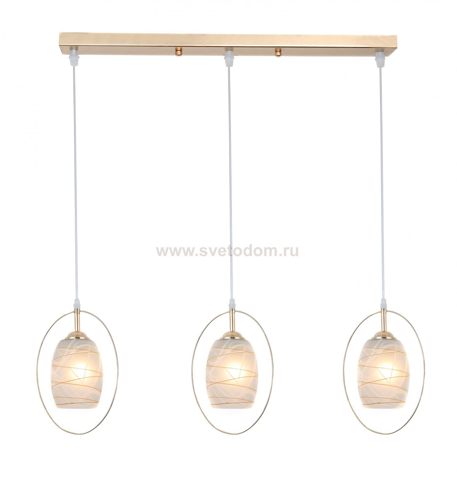 Светильник подвесной (подвес) Rivoli Letiz 9012-203 3 * E27 40 Вт модерн