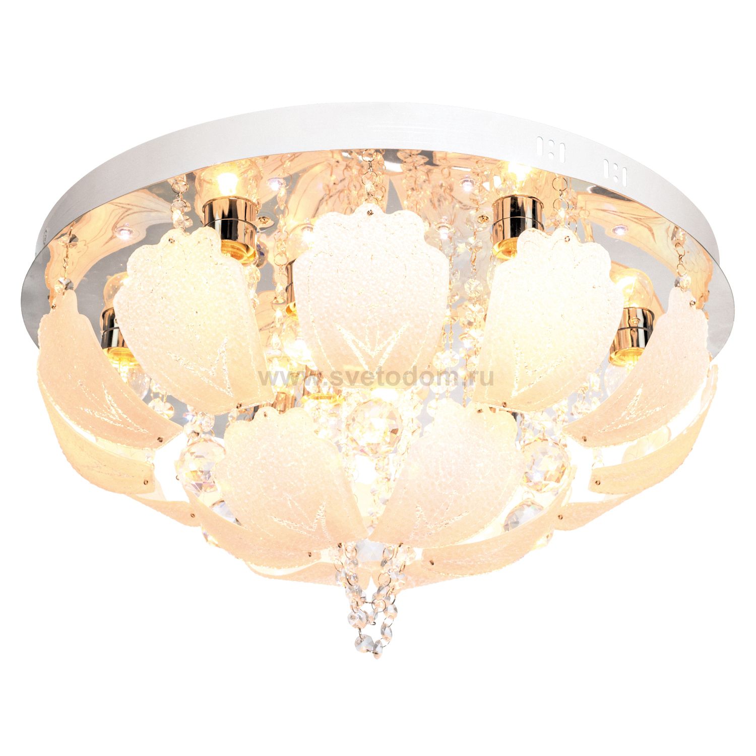 Светильник ЭкономСвет 9019/10CR RC WTLED