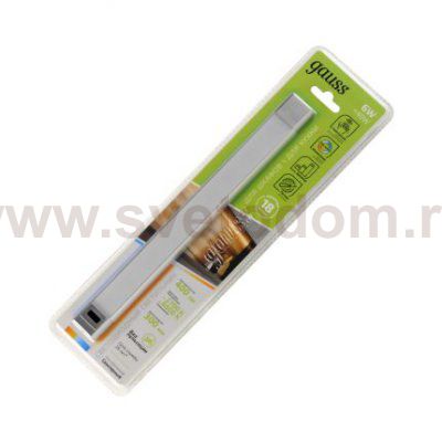 Светильник сенсорный Gauss модель B 6W 400lm 2700K-6500K 170-260V 300mm диммируемый IR (9019531206-T)