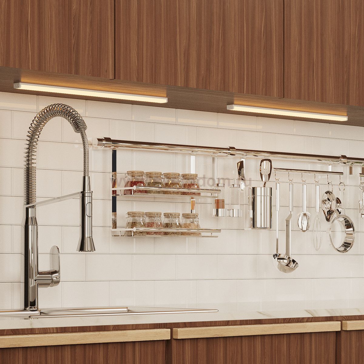 Модульный светильник дополнительный Gauss модель F 6W 600lm 4000K 12V 500mm ADD (9022533206)