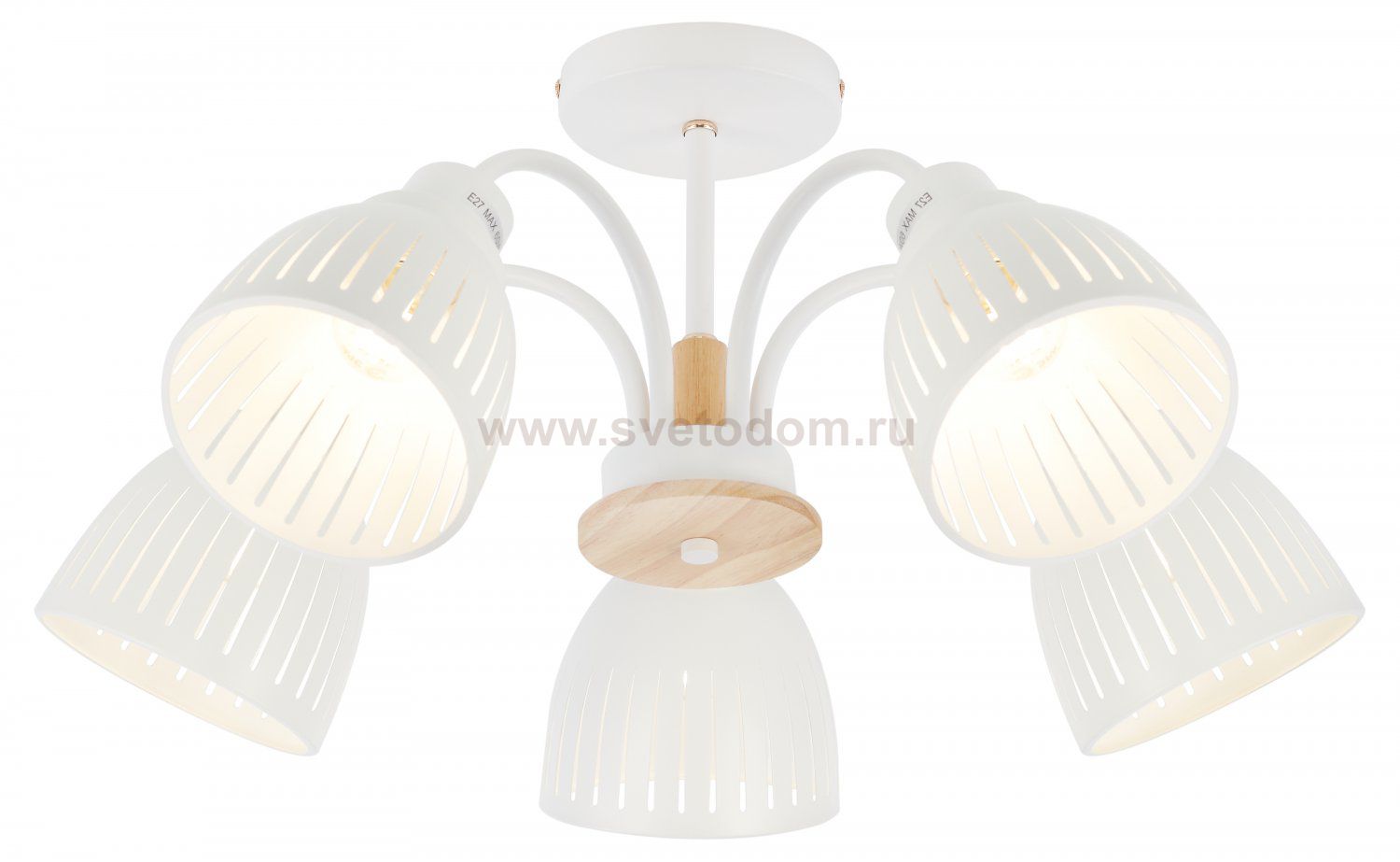 Люстра Rivoli Lulu 9029-305 5 х E27 60 Вт модерн