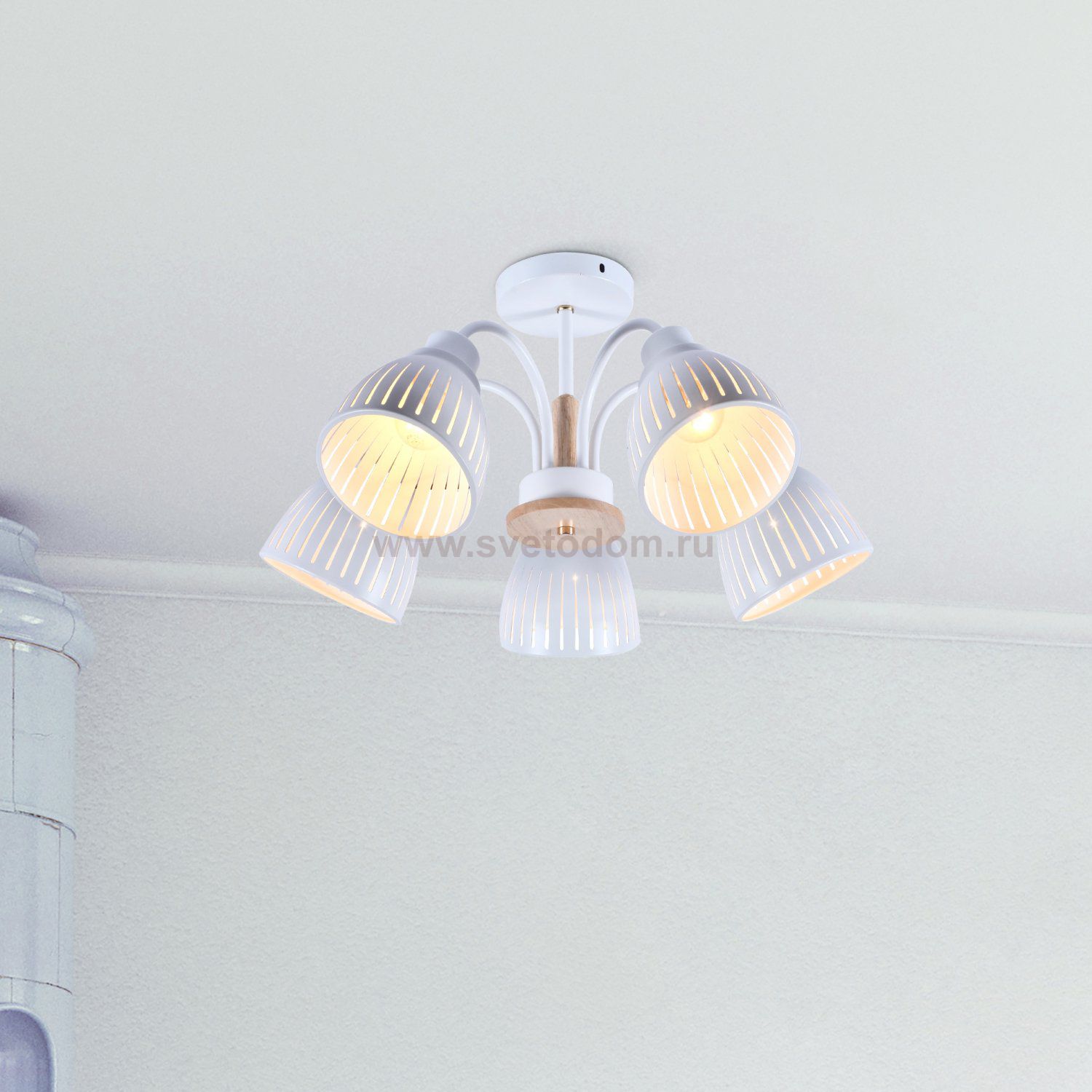 Люстра Rivoli Lulu 9029-305 5 х E27 60 Вт модерн