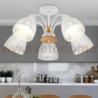 Люстра Rivoli Lulu 9029-305 5 х E27 60 Вт модерн