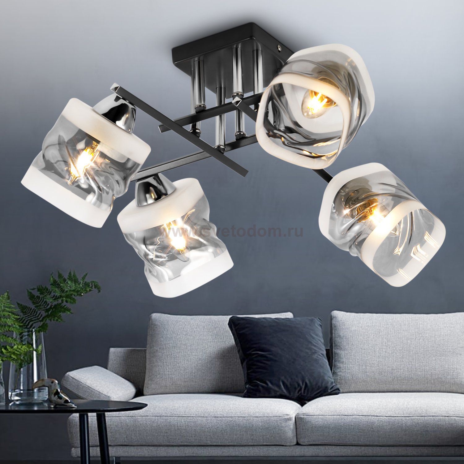 Люстра Rivoli Katharina 9031-303 4 х E27 40 Вт модерн