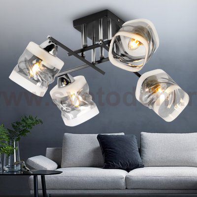 Люстра Rivoli Katharina 9031-303 4 х E27 40 Вт модерн