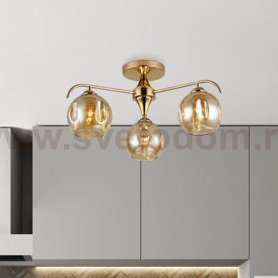 Люстра Rivoli Oda 9033-303 3 х E27 40 Вт модерн