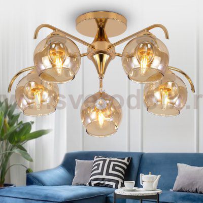 Люстра Rivoli Oda 9033-305 5 х E27 40 Вт модерн