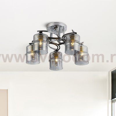 Люстра Rivoli Sonja 9046-305 5 х Е27 40 Вт модерн
