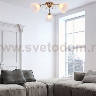 Люстра Rivoli Roswita 9052-303 3 х Е27 60 Вт классика