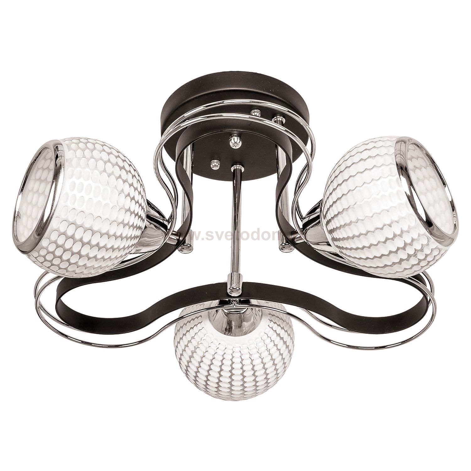 Потолочный светильник Экономсвет 90547/3BK+CR SL