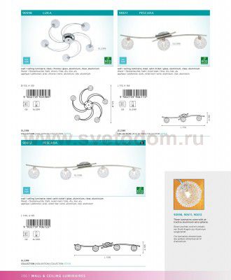 Светильник поворотный спот Eglo 90612 PESCARA