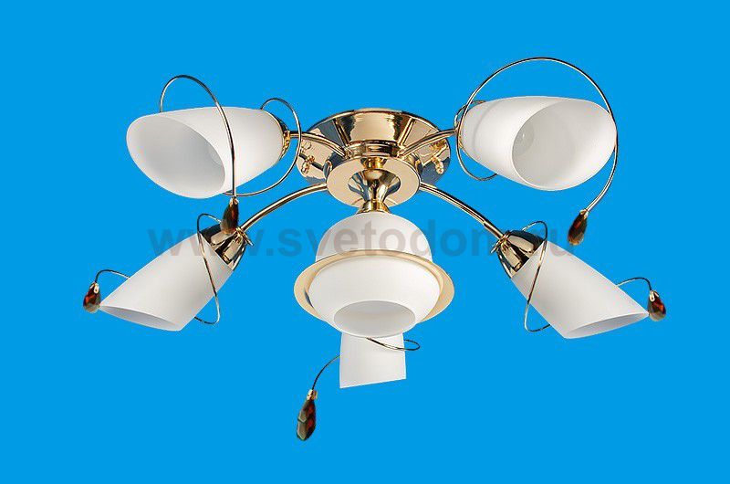 Светильник Gerhort 9062/5+1FG WT