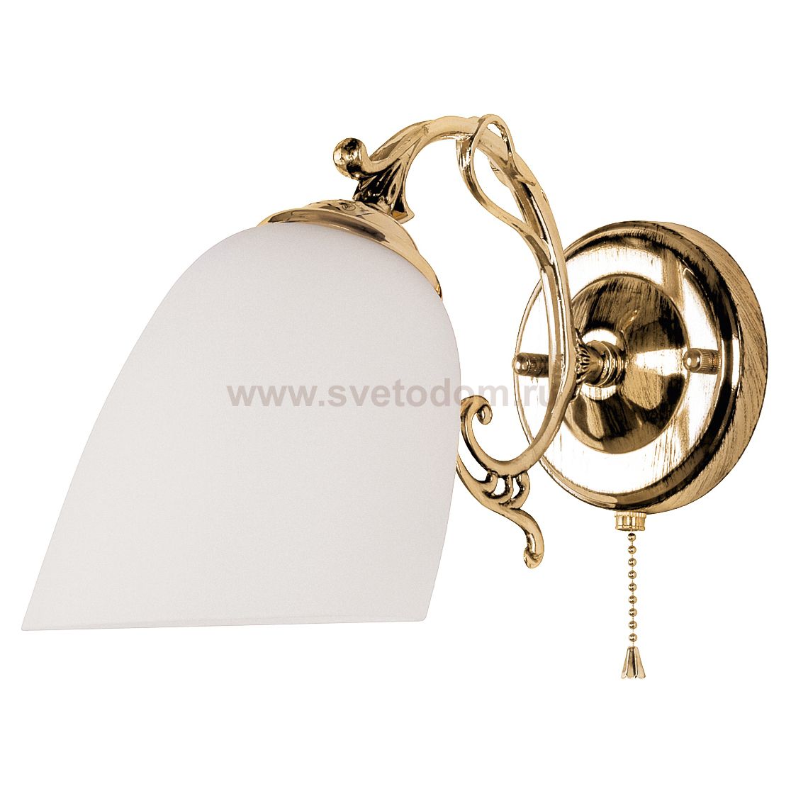 Светильник ЭкономСвет 9064/1wGD BK WT