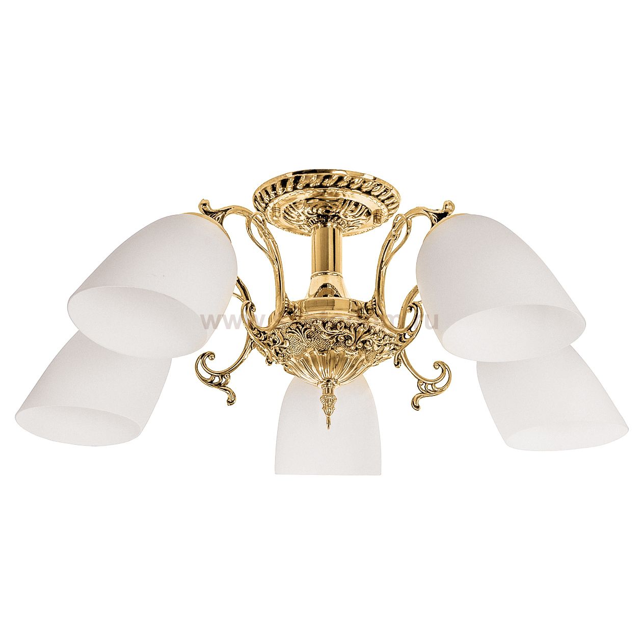 Светильник ЭкономСвет 9064/5GD BK WT