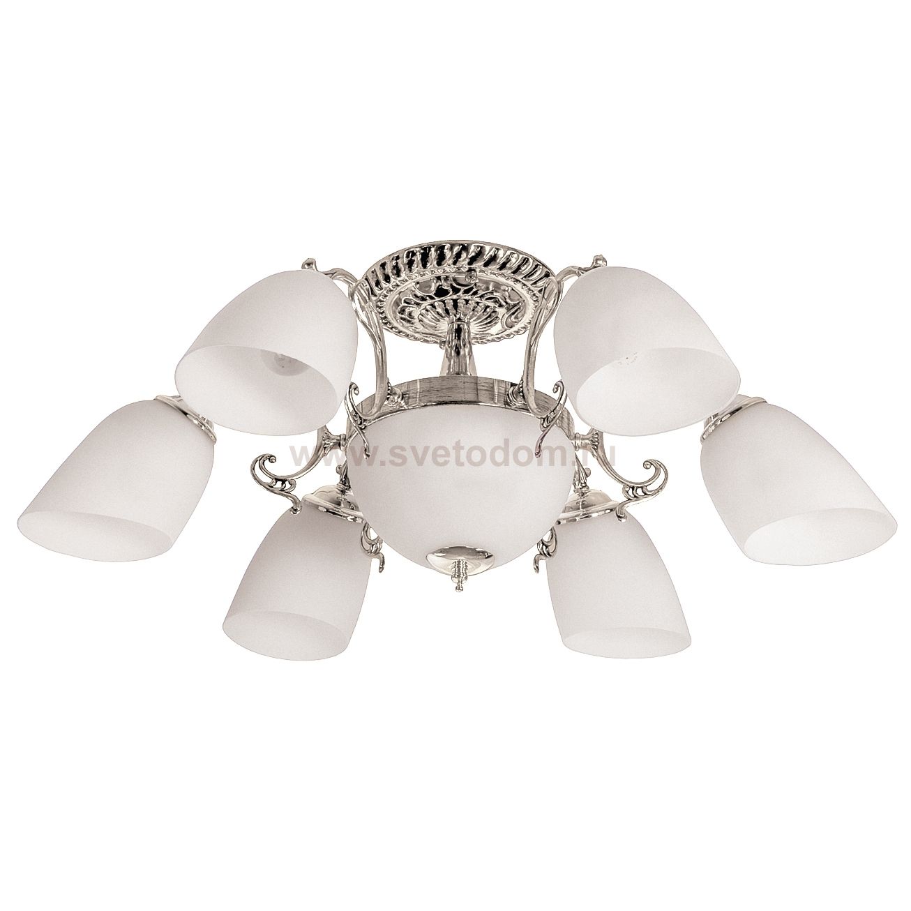 Люстра классическая Экономсвет 9064/6+2SL BK WT