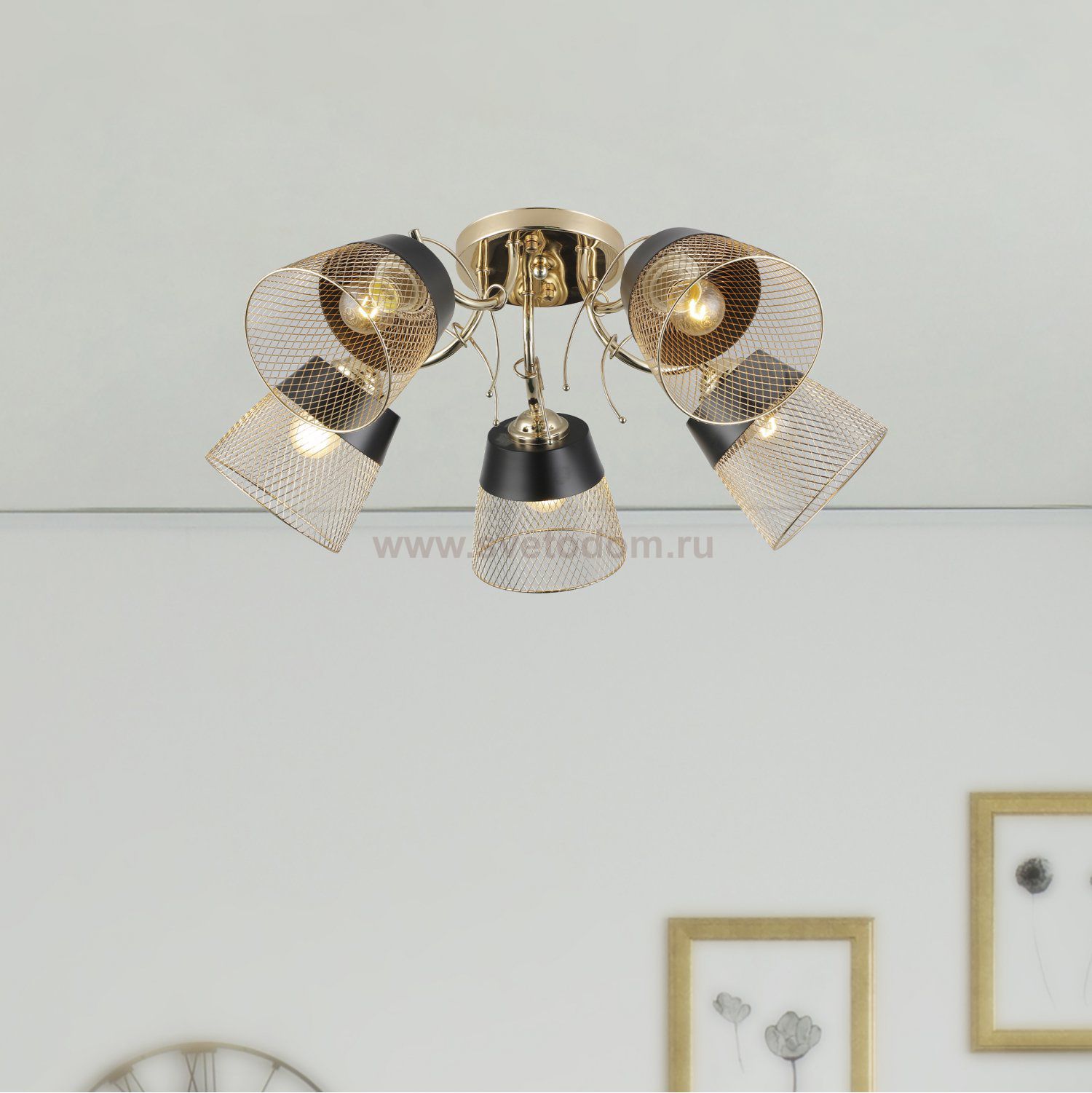 Люстра Rivoli Helma 9067-305 5 х E27 60 Вт модерн