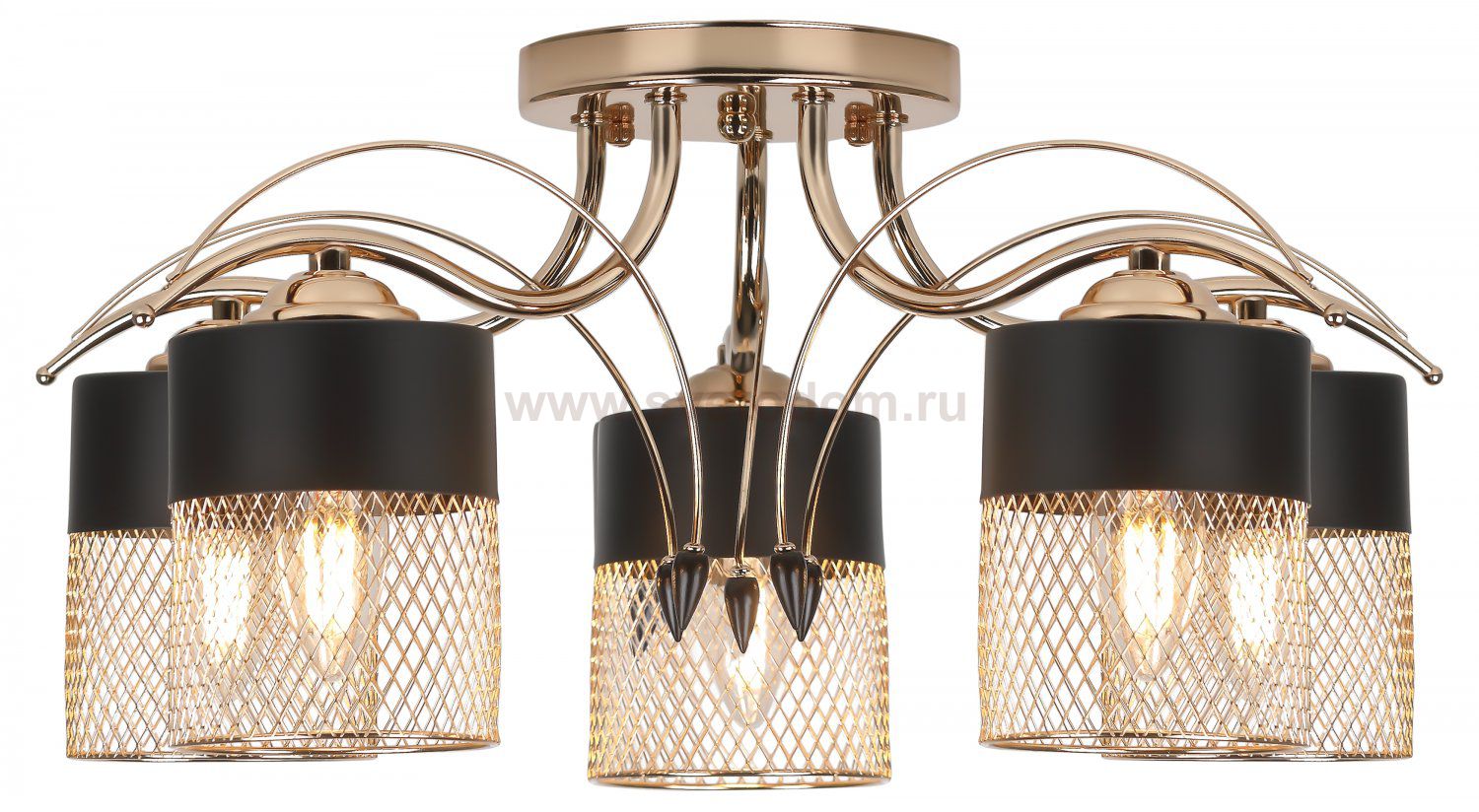 Люстра Rivoli Hulda 9068-305 5 х E27 60 Вт модерн