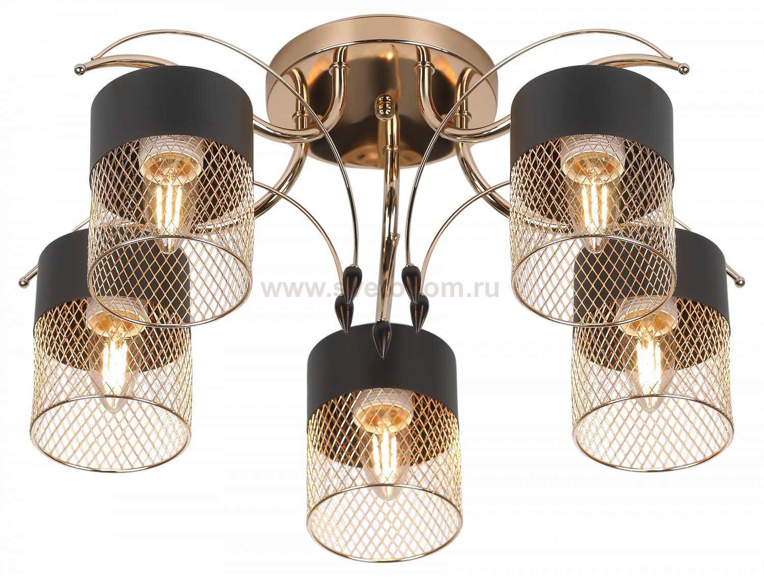 Люстра Rivoli Hulda 9068-305 5 х E27 60 Вт модерн