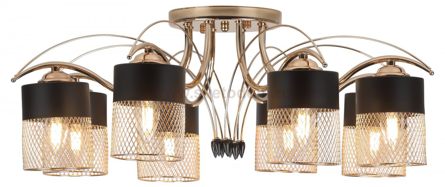 Люстра Rivoli Hulda 9068-308 8 х E27 60 Вт модерн