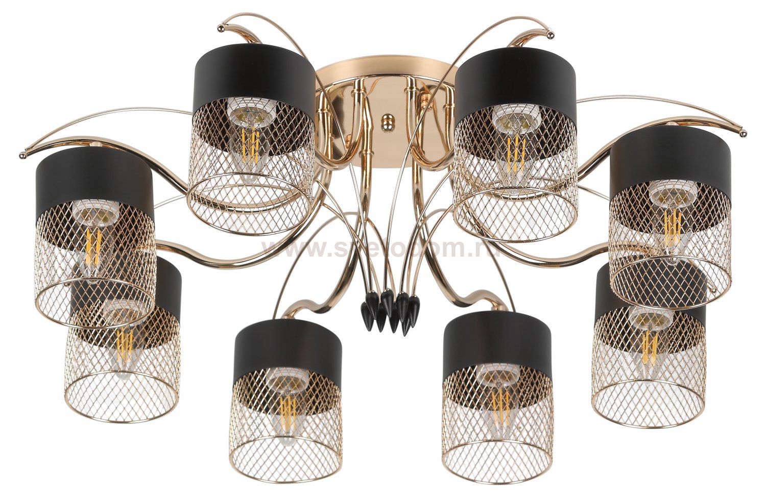 Люстра Rivoli Hulda 9068-308 8 х E27 60 Вт модерн