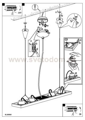 Светильник подвесной Eglo 90699 VECTUS QR