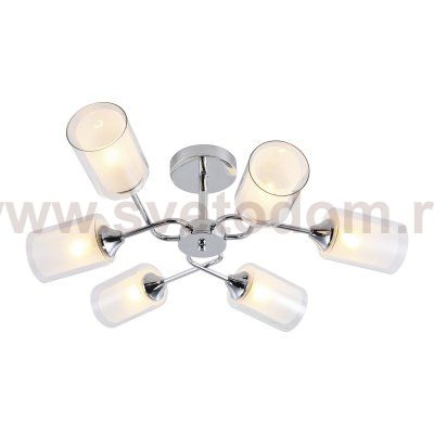 Люстра потолочная Rivoli Henrike 9070-306 6 x E27 60 Вт модерн