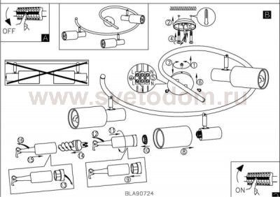 Люстра Eglo 90724 Mauricio