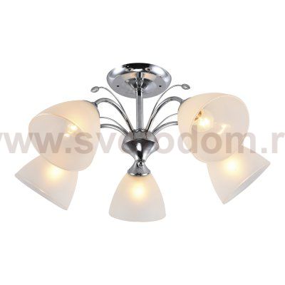 Люстра Rivoli Liselotte 9076-305 5 x E27 60 Вт модерн