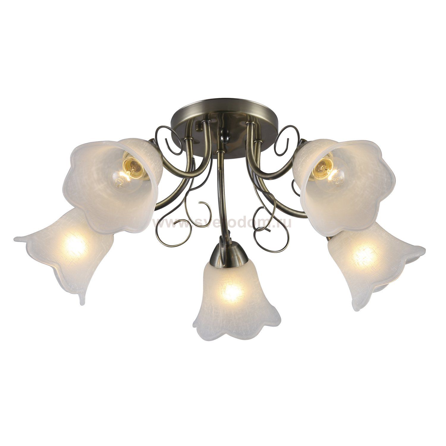 Люстра Rivoli Rosa 9087-305 5 * Е27 40 Вт модерн