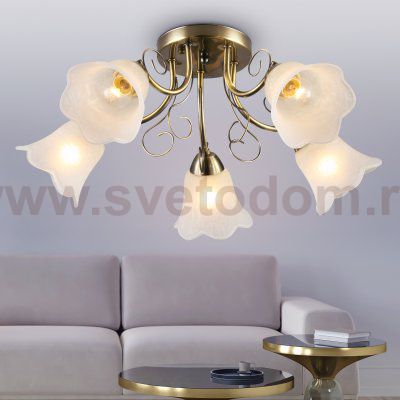 Люстра Rivoli Rosa 9087-305 5 * Е27 40 Вт модерн