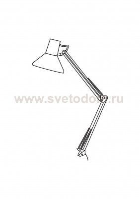 Офисная настольная лампа на струбцине Eglo 90873 FIRMO черная