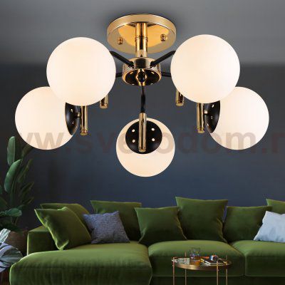 Люстра Rivoli Valencia 9091-305 5 * Е27 40 Вт модерн